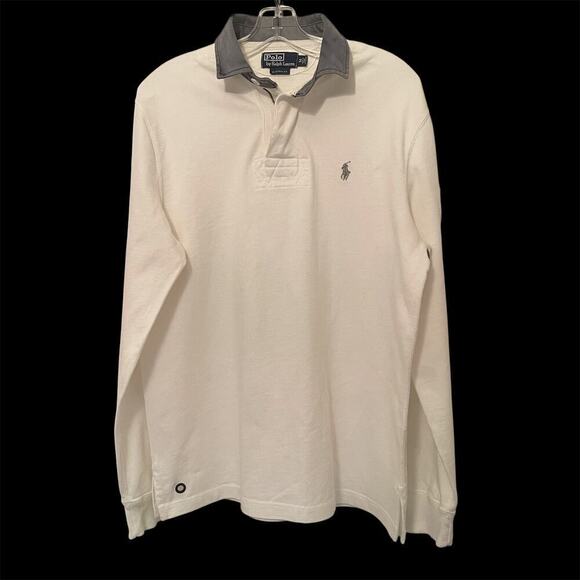 Ralph Lauren Men's Polo Shirt DAMAGE COLLAR Size Medium - Picture 1 of 11